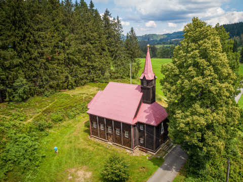 Staré Hamry - Gruň, kaple Panny Marie Pomocnice křesťanů