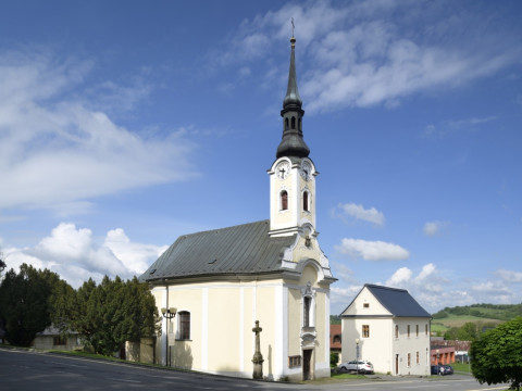 Hukvaldy, kostel sv. Maxmiliána