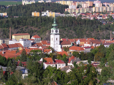 Třebíč-město, kostel sv. Martina